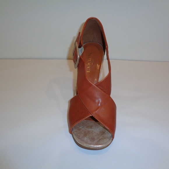 Sesto Meucci SALOME Brown New Wedge Sandals - Picture 2 of 8